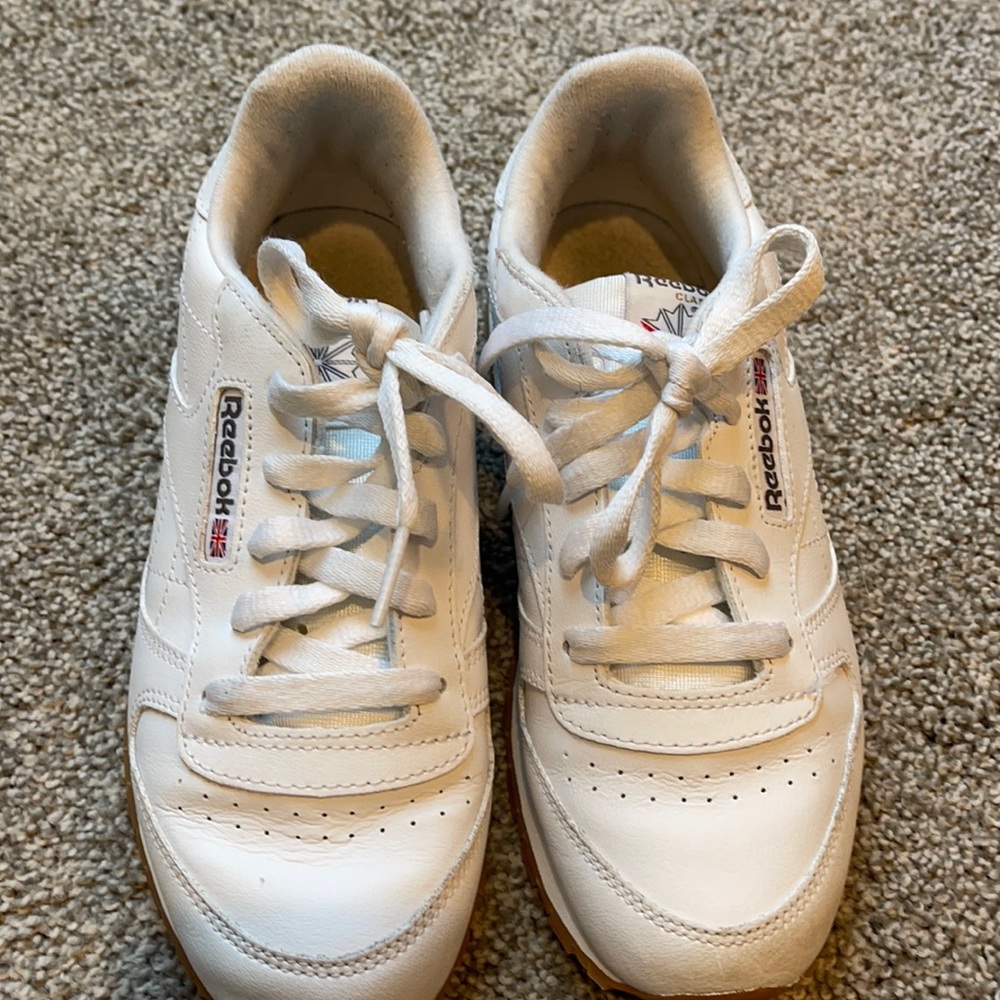 White Reebok shoes